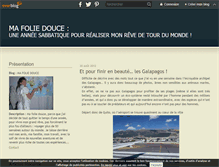 Tablet Screenshot of ma-folie-douce.com